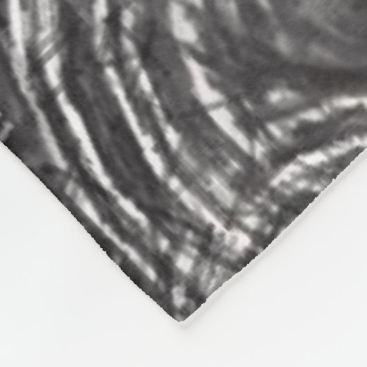 Michael Black white fleece deken (Hoek)