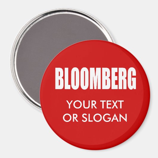 MICHAEL BLOOMBERG 2012 MAGNEET (Voorkant / Achterkant)