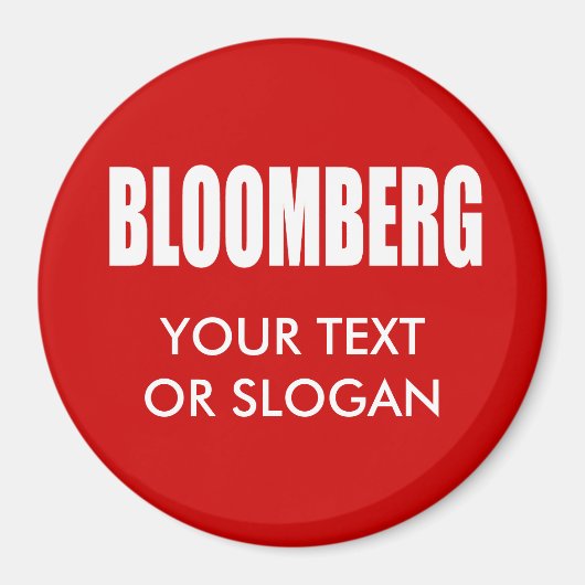 MICHAEL BLOOMBERG 2012 MAGNEET (Voorkant)
