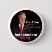 Michael BLOOMBERG 2016 Button (Voorkant)