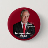 Michael BLOOMBERG 2016 Button (Voorkant)