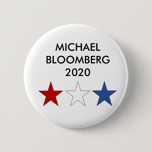 Michael Bloomberg Presidentiële Button 2020 (Voorkant)