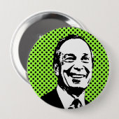Michael Bloomberg Ronde Button 4,0 Cm (Voorkant /achterkant)