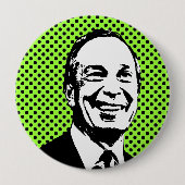 Michael Bloomberg Ronde Button 4,0 Cm (Voorkant)