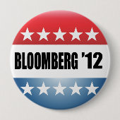 MICHAEL BLOOMBERG RONDE BUTTON 4,0 CM (Voorkant)