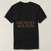 Michael Bolton logo Sticker T-shirt (Design voorkant)
