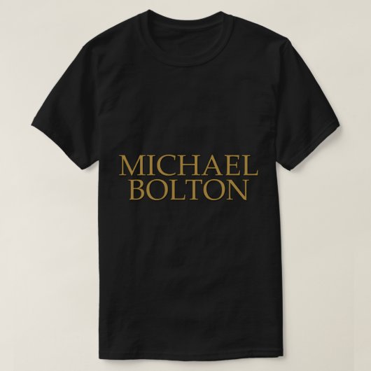 Michael Bolton logo Sticker T-shirt (Design voorkant)