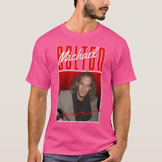 Michael Boltonoriginal Retro T-shirt (Voorkant)