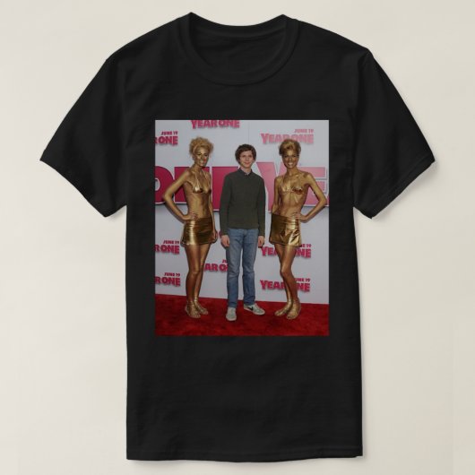 Michael Cera Gold Dames Cursed Foto T-shirt (Design voorkant)