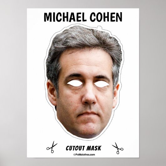 MICHAEL COHEN Halloween Mask Poster (Voorkant)