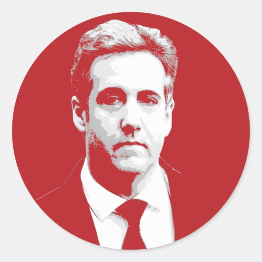 MICHAEL COHEN RONDE STICKER (Voorkant)