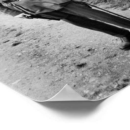 Michael Collins drukte in uniform 1922 Poster (Hoek)