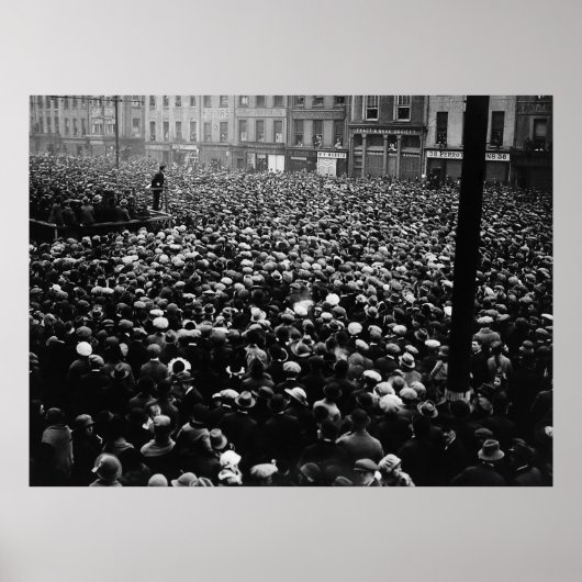 Michael Collins Free State Demonstration 1922 Poster (Voorkant)