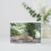 Michael Collins Memorial buste, Dublin Ierland. Briefkaart (Staand voorkant)