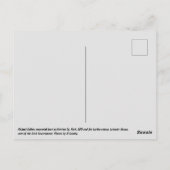 Michael Collins-monument, Groeten uit Dublin Briefkaart (Achterkant)