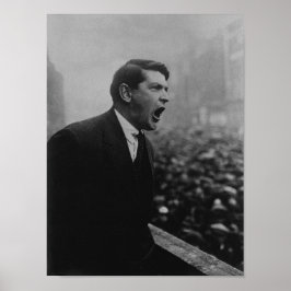 Michael Collins spreekt met een Dublin Crowd - 192 Poster