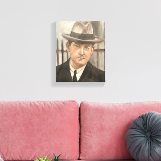 Michael Collins Wall Art Canvas Print (Insitu (Woonkamer))
