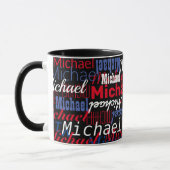 Michael Custom Name Black Mok (Links)