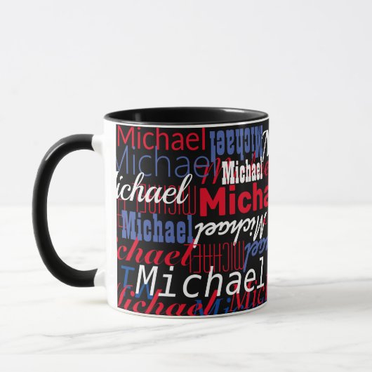 Michael Custom Name Black Mok (Links)