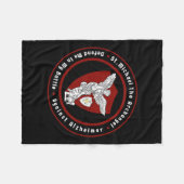 Michael de aartsengel helpt me tegen Alzheimerhei Fleece Deken (Voorkant (Horizontaal))