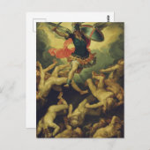 Michael en de gestorven engelen door Giuseppe Cesa Briefkaart (Voorkant / Achterkant)