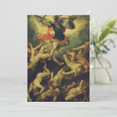Michael en de gestorven engelen door Giuseppe Cesa Kaart (Staand voorkant)