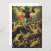 Michael en de gestorven engelen door Giuseppe Cesa Kaart (Voorkant / Achterkant)