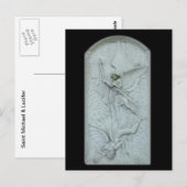 Michael en Lucifer ~ briefkaart (Voorkant / Achterkant)