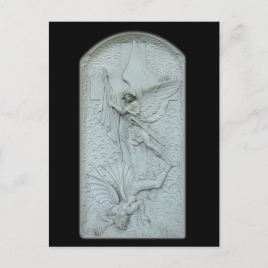 Michael en Lucifer ~ briefkaart (Voorkant)