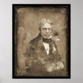 Michael Faraday Daguerreotype 1845 Poster (Voorkant)
