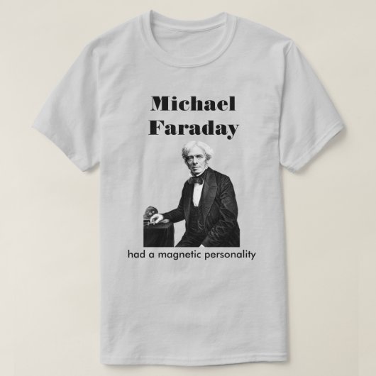 Michael Faraday T-shirt (Design voorkant)