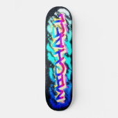 MICHAEL Gepersonaliseerd Graffiti Skateboard (Voorkant)