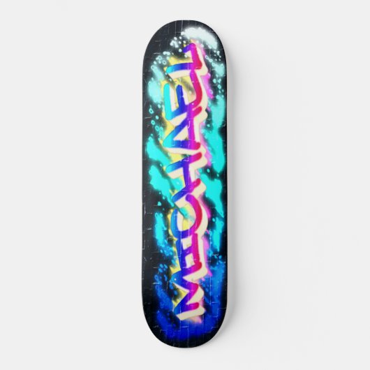 MICHAEL Gepersonaliseerd Graffiti Skateboard (Voorkant)