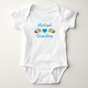 Michael Hartjes Oma Tweeling Bloemen Vogels Romper
