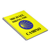 "Michael Hiking the Camino" Notitieboek (Rechterzijde)