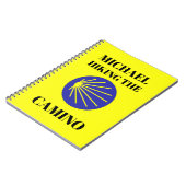 "Michael Hiking the Camino" Notitieboek (Linkerzijde)