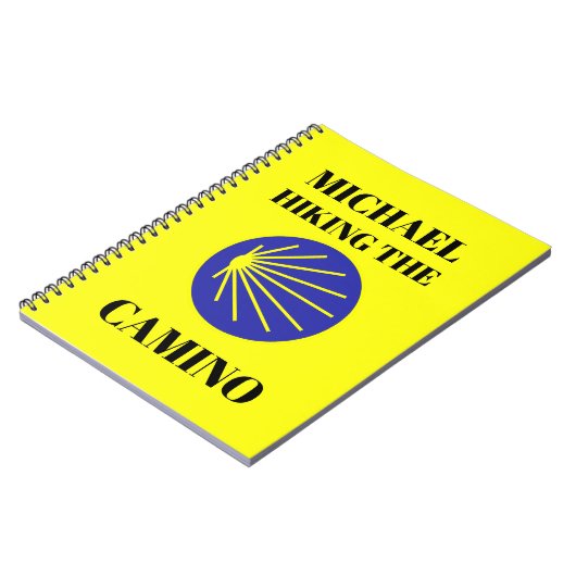  "Michael Hiking the Camino" Notitieboek (Linkerzijde)