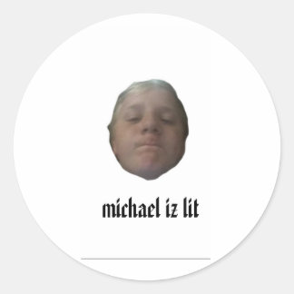 Michael iz verlichte stickers