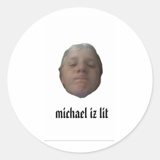 Michael iz verlichte stickers (Voorkant)