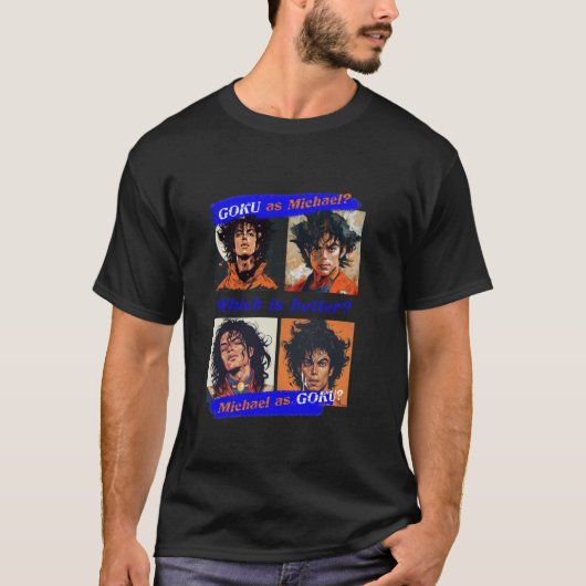 Michael Jackson_Goku_Akira Toriyama_001 T-shirt (Voorkant)