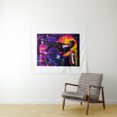 Michael Jackson Moonwalk Koning van de Pop Retro T Wandkleed (In Situ (horizontaal))