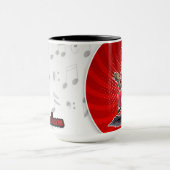 Michael Jackson Thriller Mug – Cartoon Style Colle Mok (Midden)