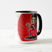 Michael Jackson Thriller Mug – Cartoon Style Colle Mok (Voorkant rechts)
