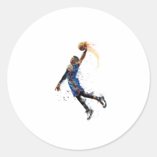Michael Jordan Ronde Sticker