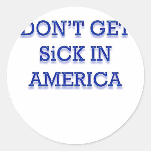 Michael Moore weet het! SiCKO-draagster Ronde Sticker