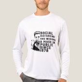 Michael Myers Sociale Afstand Tri-Blend Shirt (Voorkant volledig)