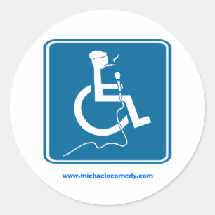 Michael O'Connell Logo Stickers Small