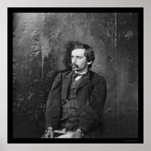 Michael O'Laughlin, Lincoln Conspirator 1865 Poster