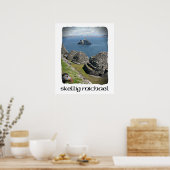 Michael, Puffin, Skellig Michael Poster (Keuken)
