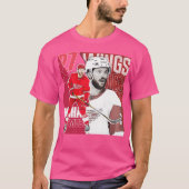 Michael Rasmussen Hockey Poster Red Wings T-shirt (Voorkant)